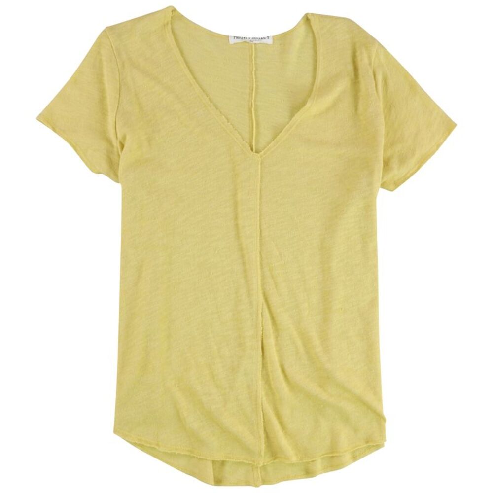 Project Social T Lemon V-Neck Short Sleeve Tank